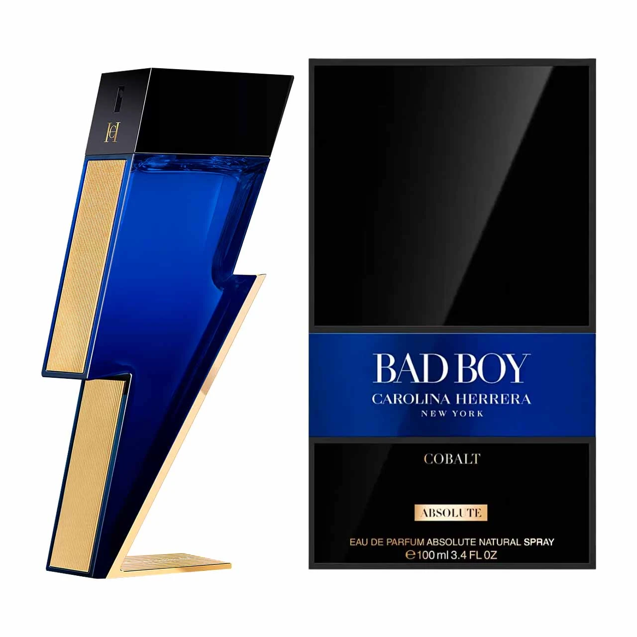 Carolina Herrera Bad Boy Cobalt Absolute EDP 100ml - perfume de botella completa