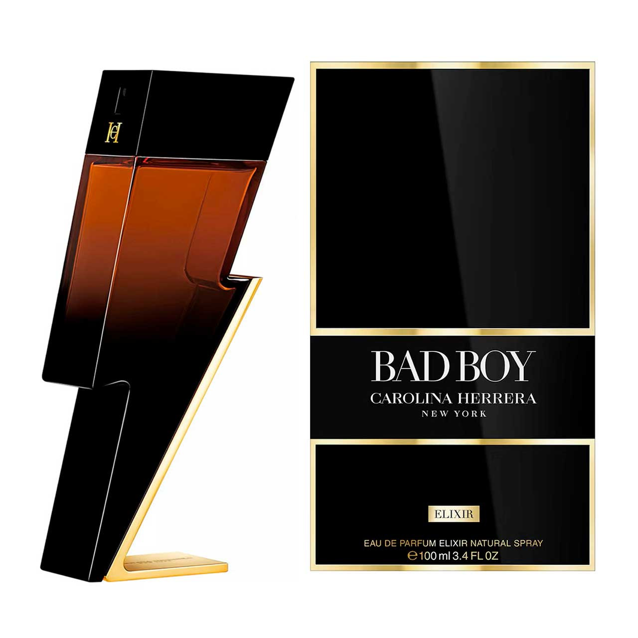 Carolina Herrera Bad Boy Elixir EDP 100ml - perfume de botella completa