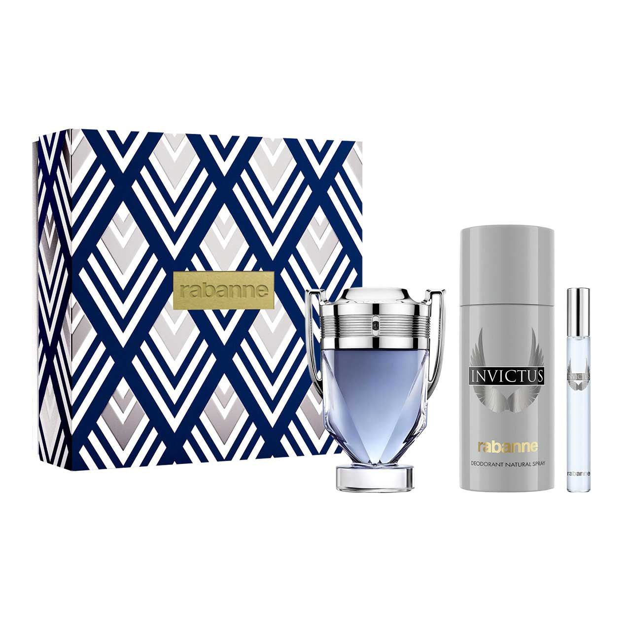 Paco Rabanne Invictus Estuche 3 Piezas EDT 100ml - perfume set de regalo