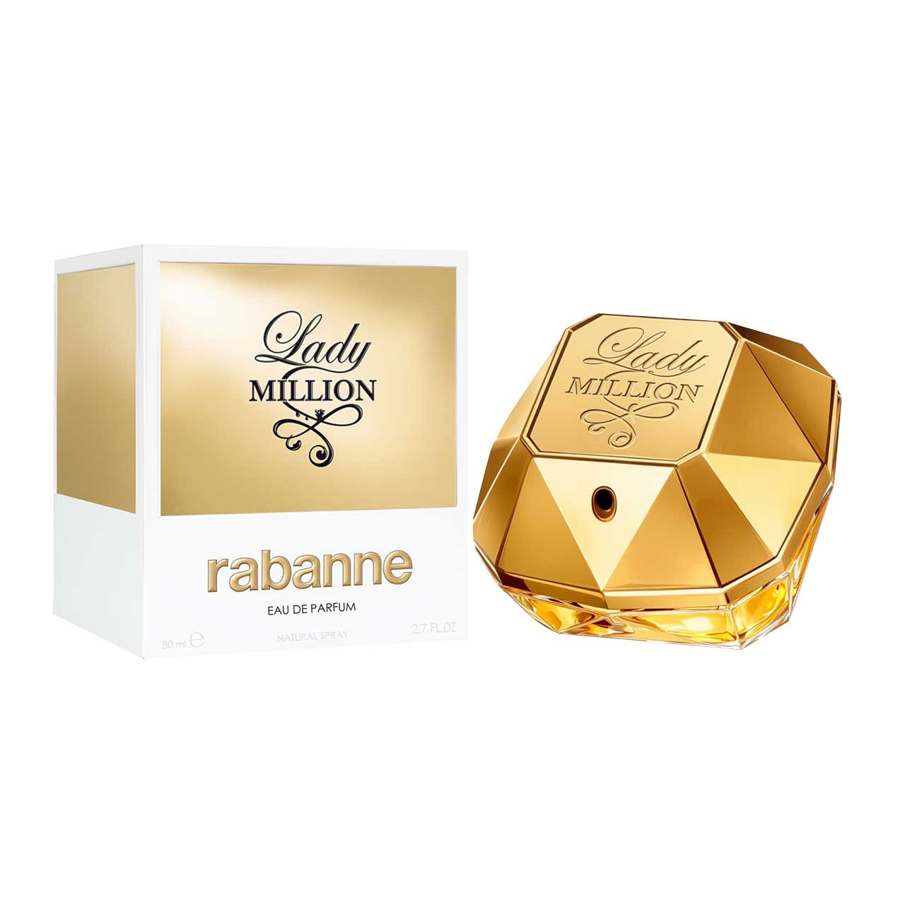 Paco Rabanne Lady Million EDP 80ml - perfume de botella completa