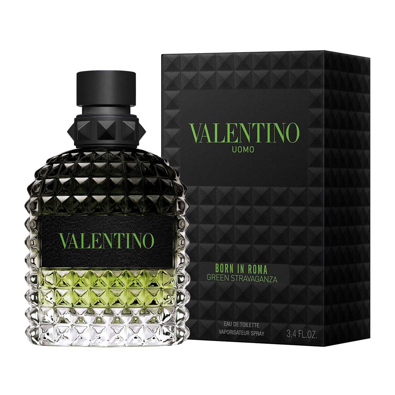 Valentino Uomo Born In Roma Green Stravaganza EDT 100ml - perfume de botella completa