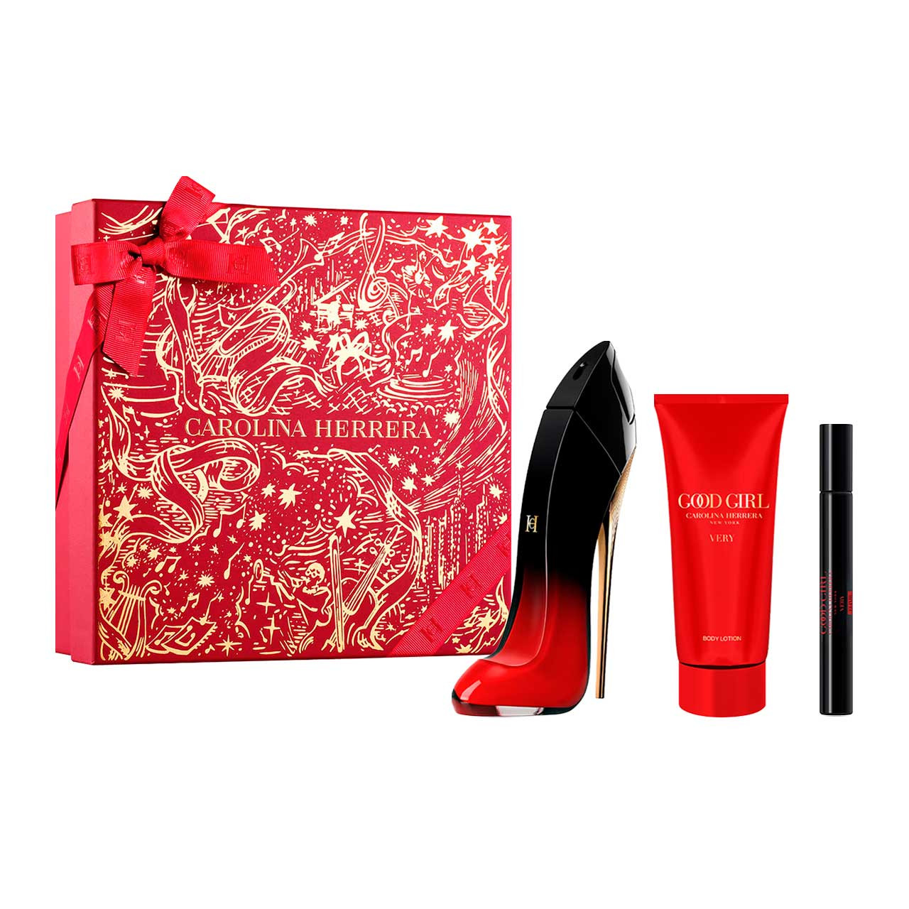 Carolina Herrera Very Good Girl Elixir Estuche 3 Piezas EDP 80ml - perfume set de regalo